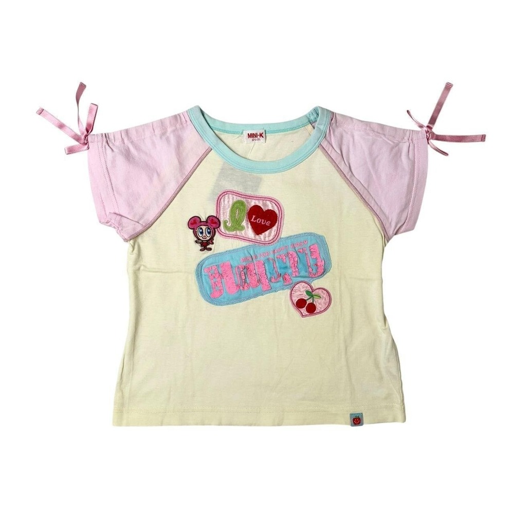 Mini K j-fashion graphic baby tee